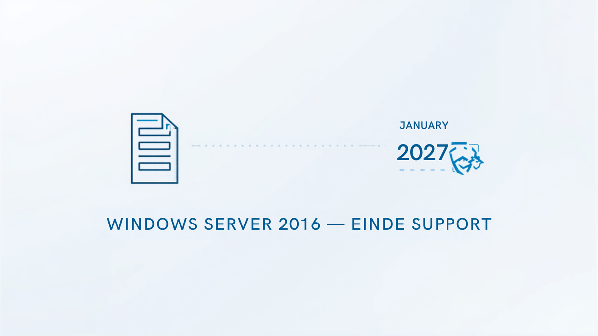 Windows Server 2016 verliest steun op 12 januari 2027: de opties