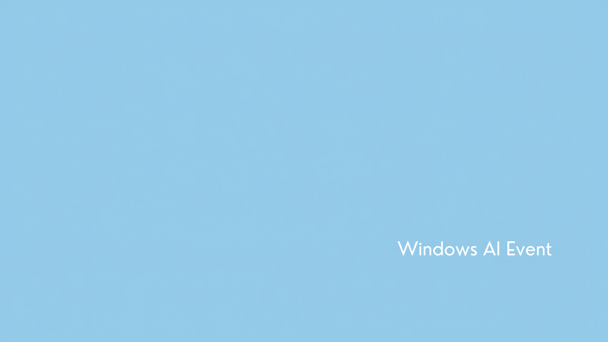 Microsoft kondigt eerste groot Windows-evenement sinds 2024 aan