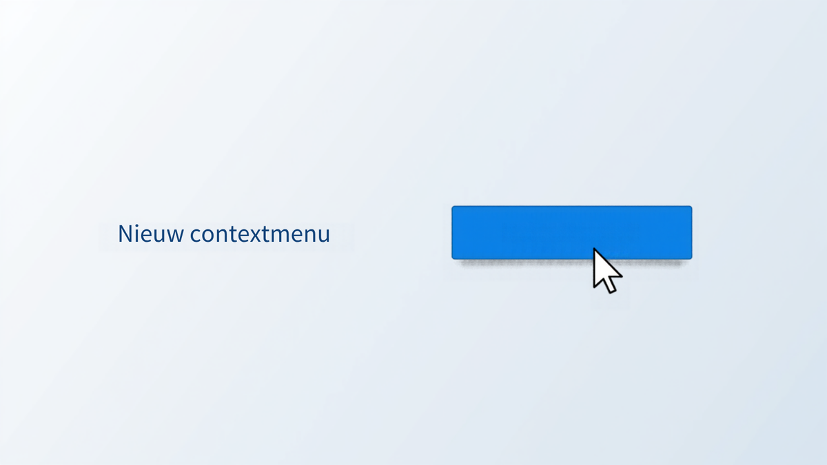 Windows 11 krijgt sneller, aanpasbaar rechtermuisknopmenu (KB5127936)