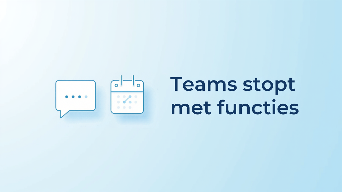 Microsoft Teams schrapt live chat en agendasync met Google