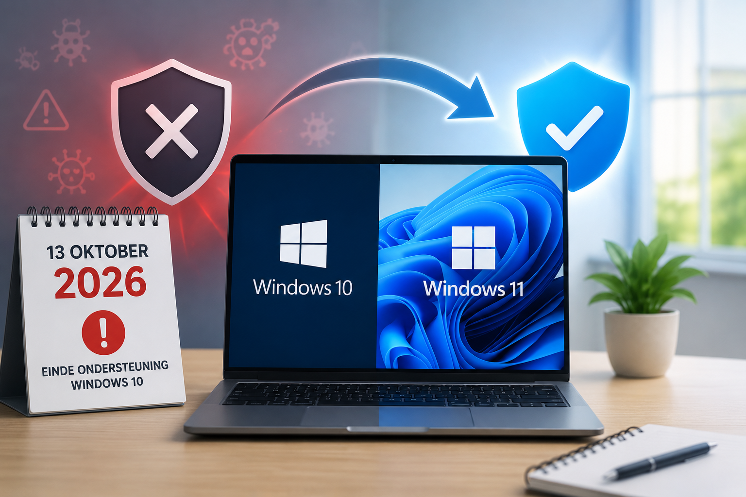 Windows 10 ondersteuning stopt in 2026: wat betekent dit voor jou?