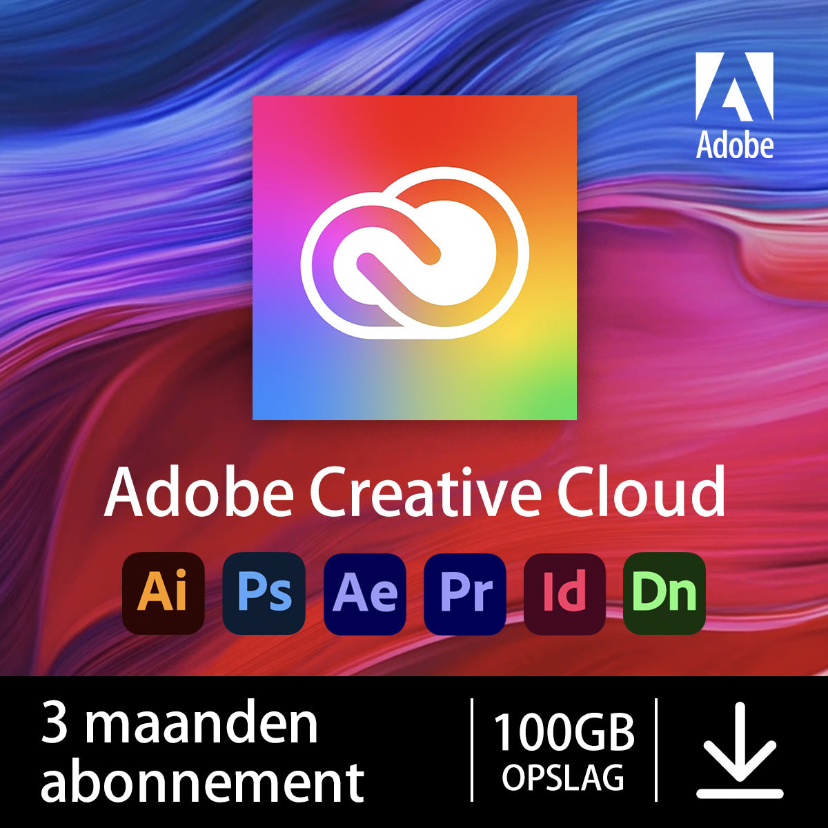 Adobe Creative Cloud – Alle Applicaties (3 Maanden)