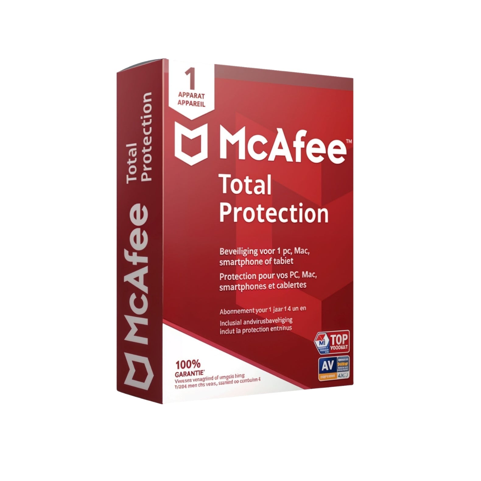 McAfee Total Protection – 1 Jaar - 1 Apparaat